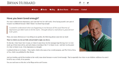 Desktop Screenshot of bryanhubbard.net