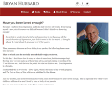 Tablet Screenshot of bryanhubbard.net